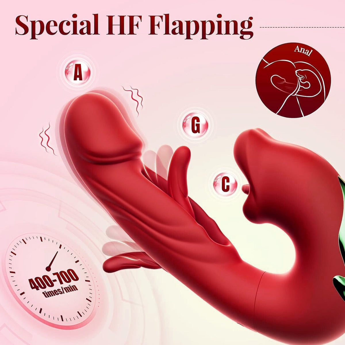 đ Limited-time offer đ 2026 Upgraded 4-in-1 Flapping & Licking Vibrator
