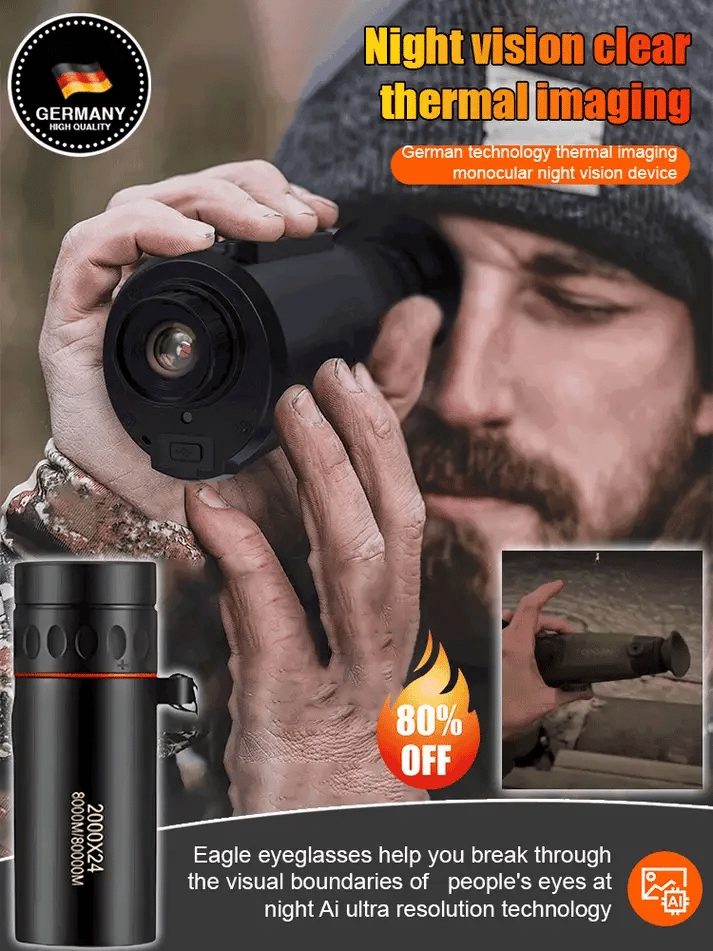 🔥Darkness No Longer Hides Anything – Long-Range Night Vision Goggles
