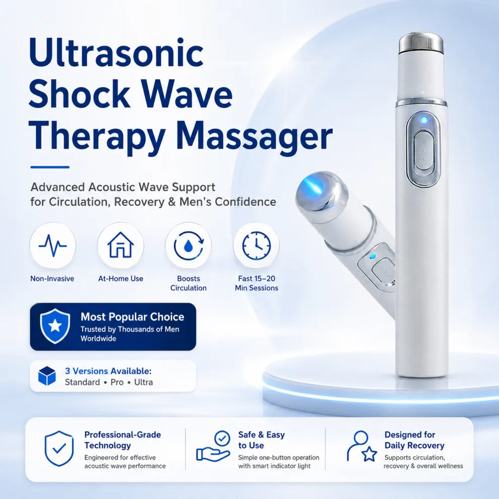 Advanced Acoustic Shockwave Therapy: Enhance Male Performance & Alleviate Musculoskeletal Discomfort