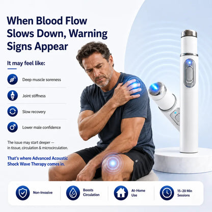 Advanced Acoustic Shockwave Therapy: Enhance Male Performance & Alleviate Musculoskeletal Discomfort