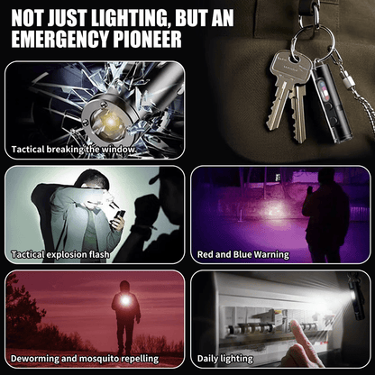 Super small🔥 Super practical🔥 Aluminum Flashlight – Pocket-Size Multi-Function Tool