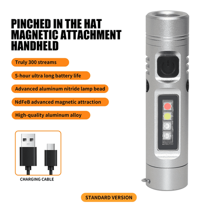 Super small🔥 Super practical🔥 Aluminum Flashlight – Pocket-Size Multi-Function Tool