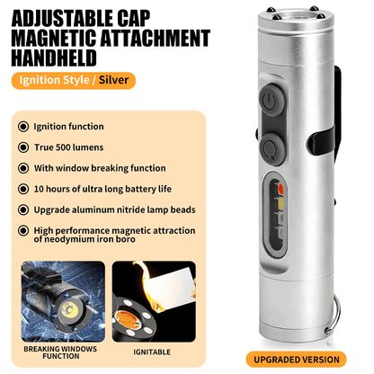 Super small🔥 Super practical🔥 Aluminum Flashlight – Pocket-Size Multi-Function Tool