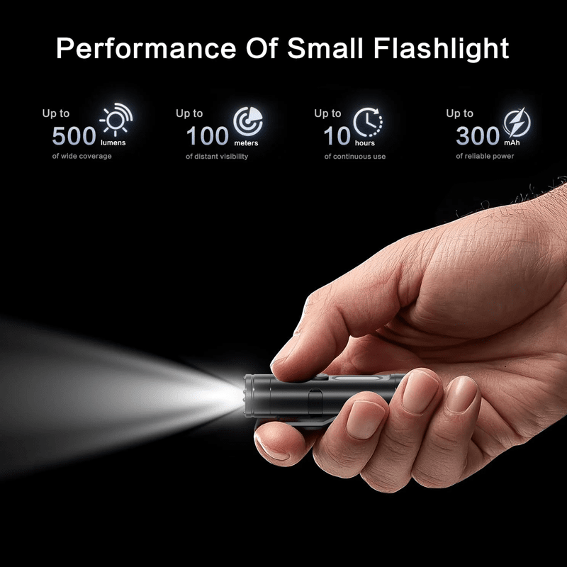Super small🔥 Super practical🔥 Aluminum Flashlight – Pocket-Size Multi-Function Tool