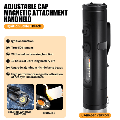 Super small🔥 Super practical🔥 Aluminum Flashlight – Pocket-Size Multi-Function Tool